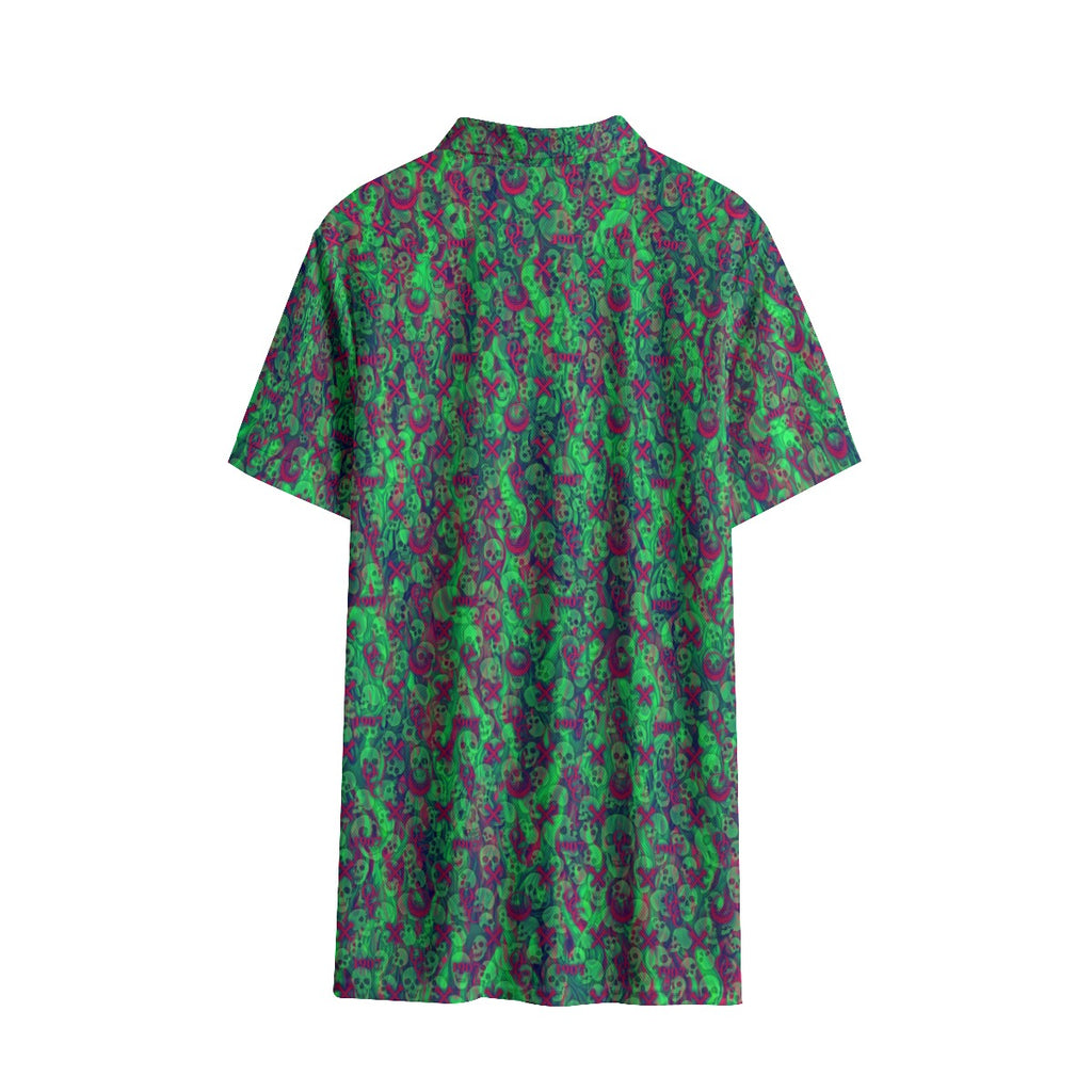 OCC Hallo-All-Over Print Men's Polo Shirt | Birdseye