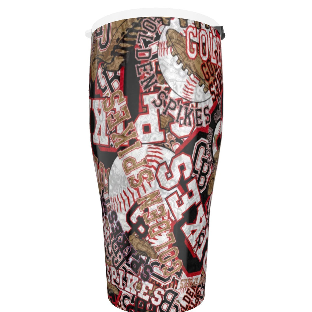 Golden Spikes-Cone Tumbler 30oz