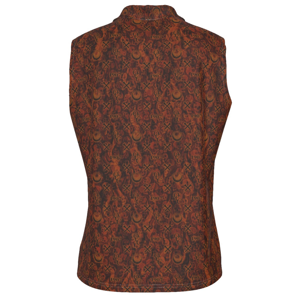 OCC Hallo-All-Over Print Women's Sleeveless POLO Shirt