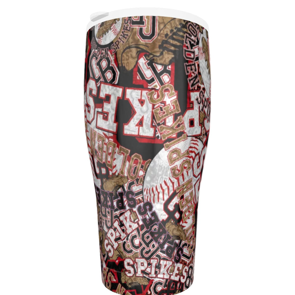 Golden Spikes-Cone Tumbler 30oz