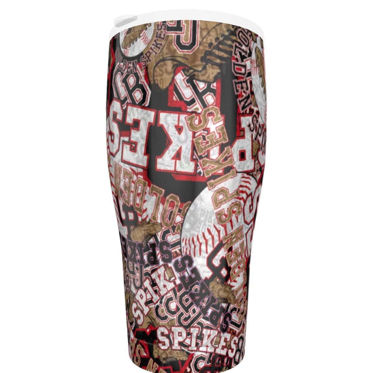 Golden Spikes-Cone Tumbler 30oz