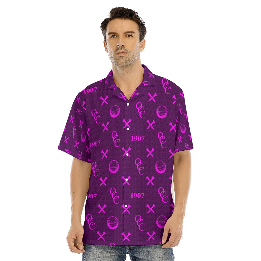 OCC V-Day-All-Over Print Men's Hawaiian Shirt
