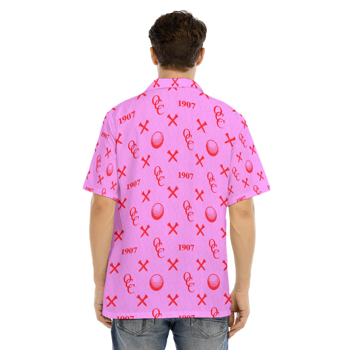 OCC V-Day-All-Over Print Men's Hawaiian Shirt