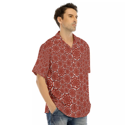 HTC-All over hawaiian button down