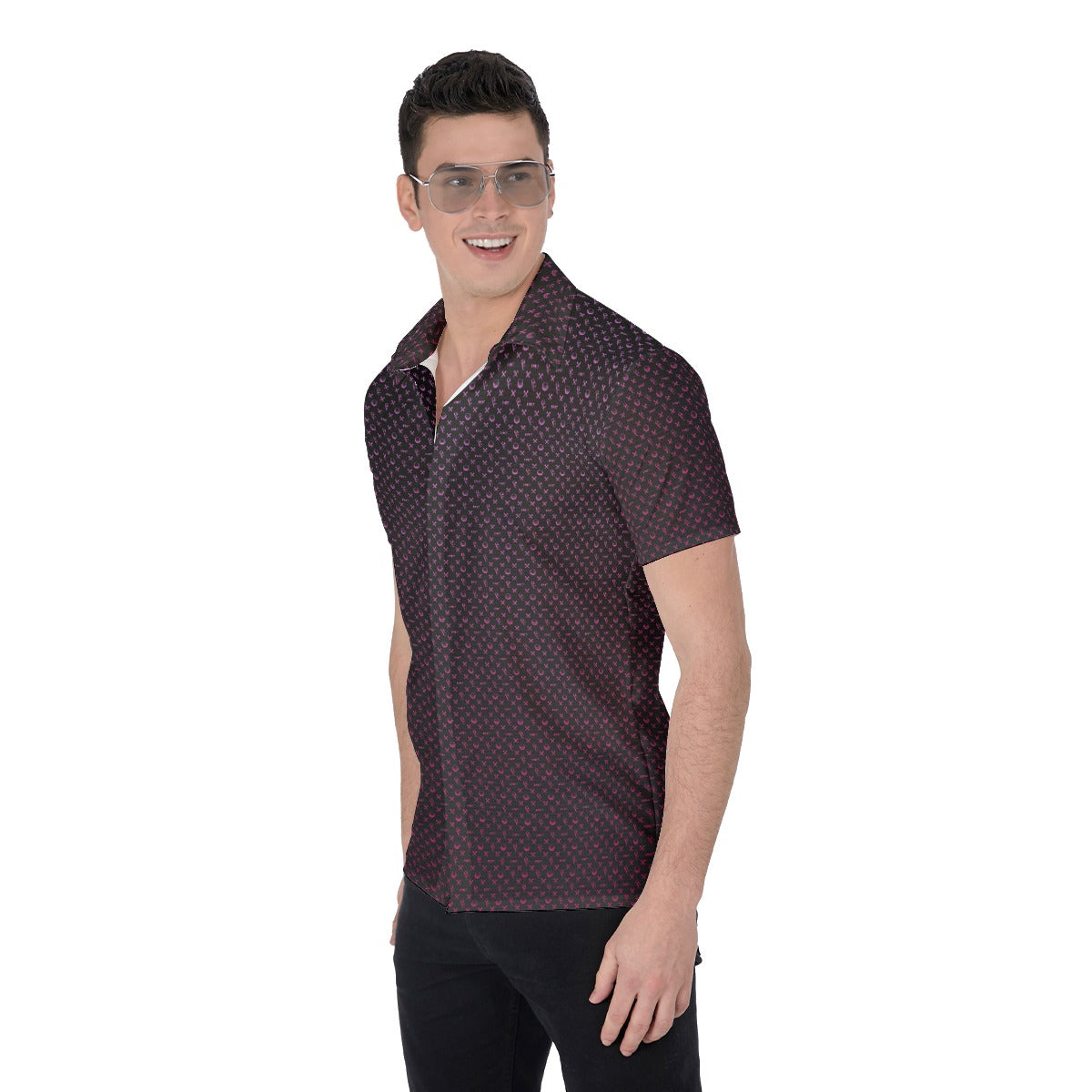 OCC V-Day-All-Over Print Men's Shirt