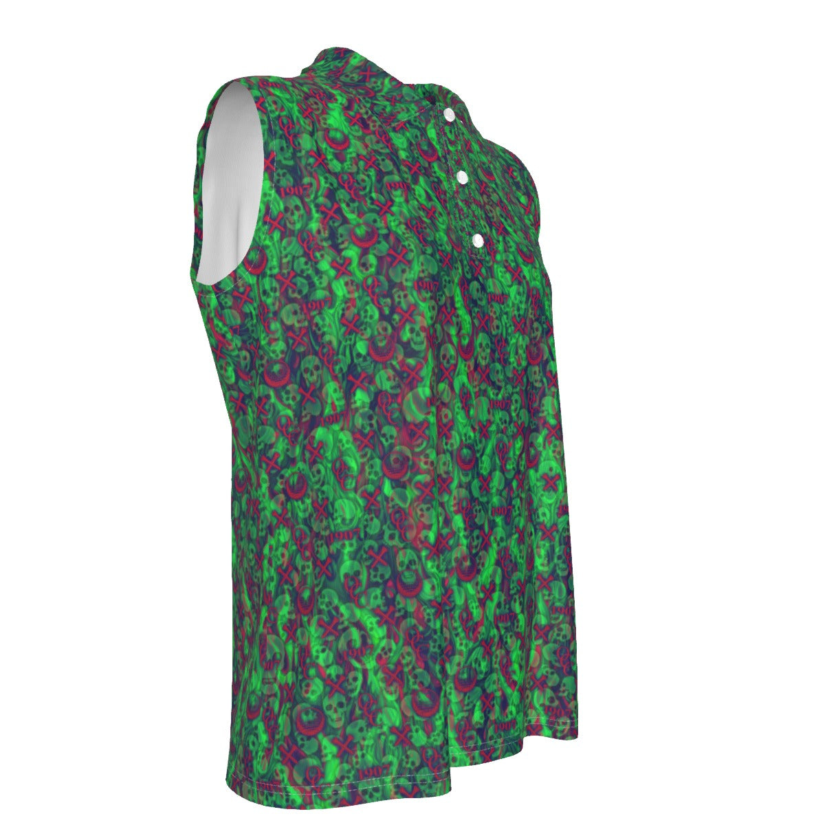 OCC Hallo-All-Over Print Women's Sleeveless POLO Shirt