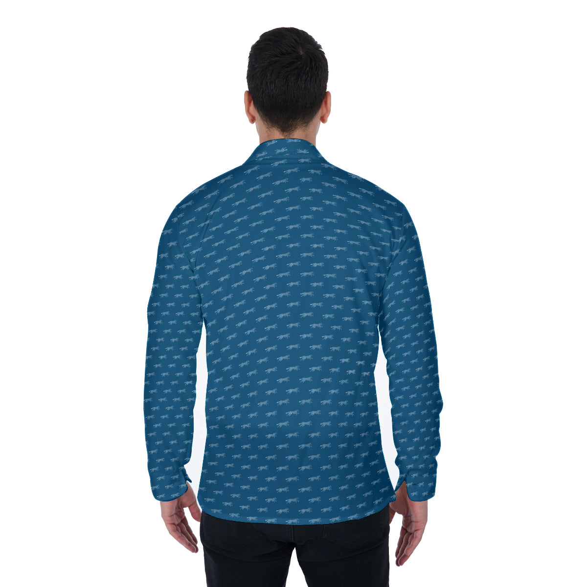 All-Over Print Men's Long Sleeve Shirt