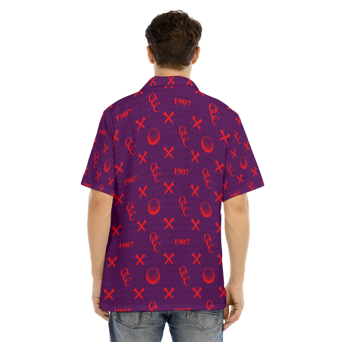 OCC V-Day-All-Over Print Men's Hawaiian Shirt