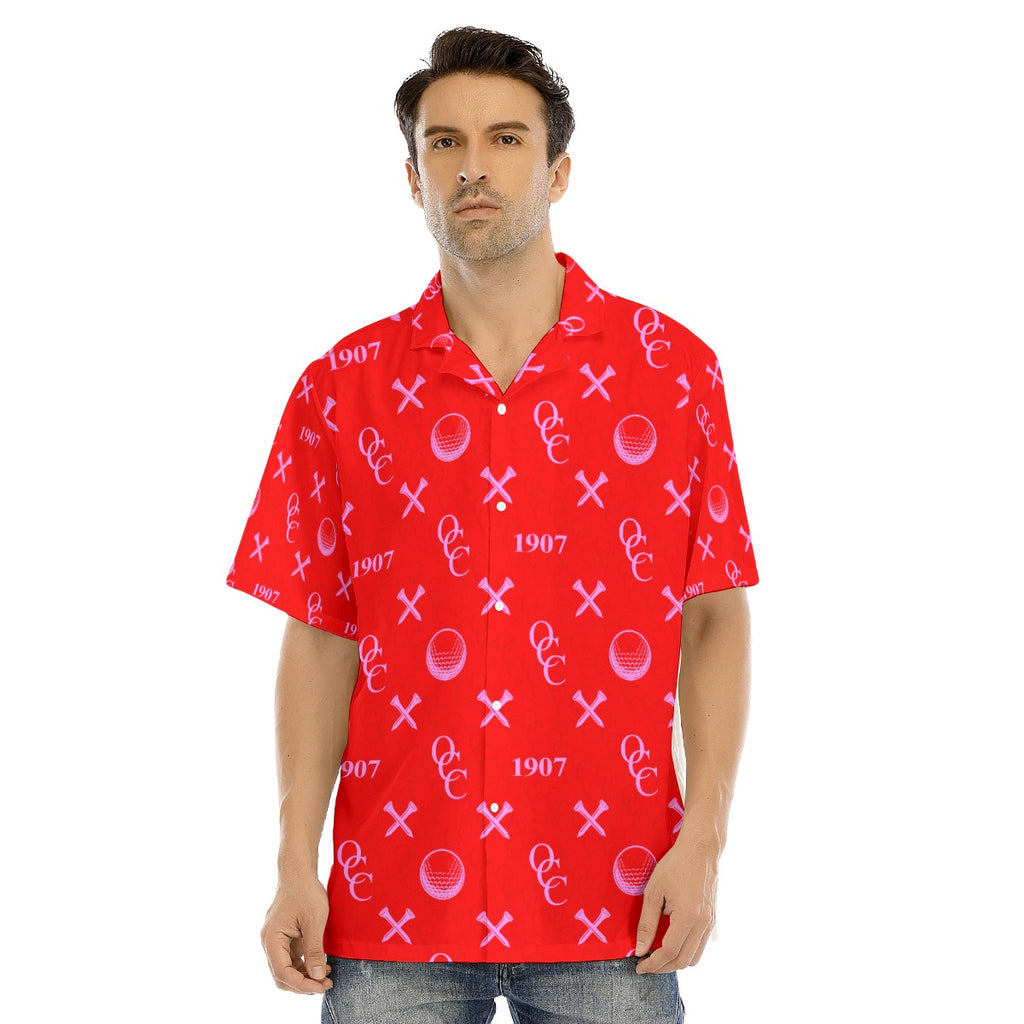 OCC V-Day-All-Over Print Men's Hawaiian Shirt