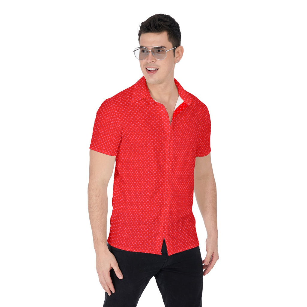 OCC V-Day-All-Over Print Men's Shirt
