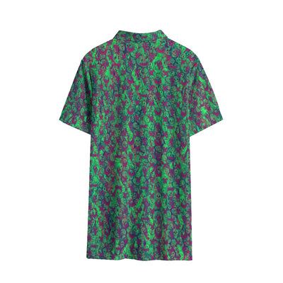 OCC Hallo-All-Over Print Women's Polo Shirt | Birdseye