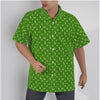 Sally-All-Over Print Men's Hawaiian Shirt With Button Closure