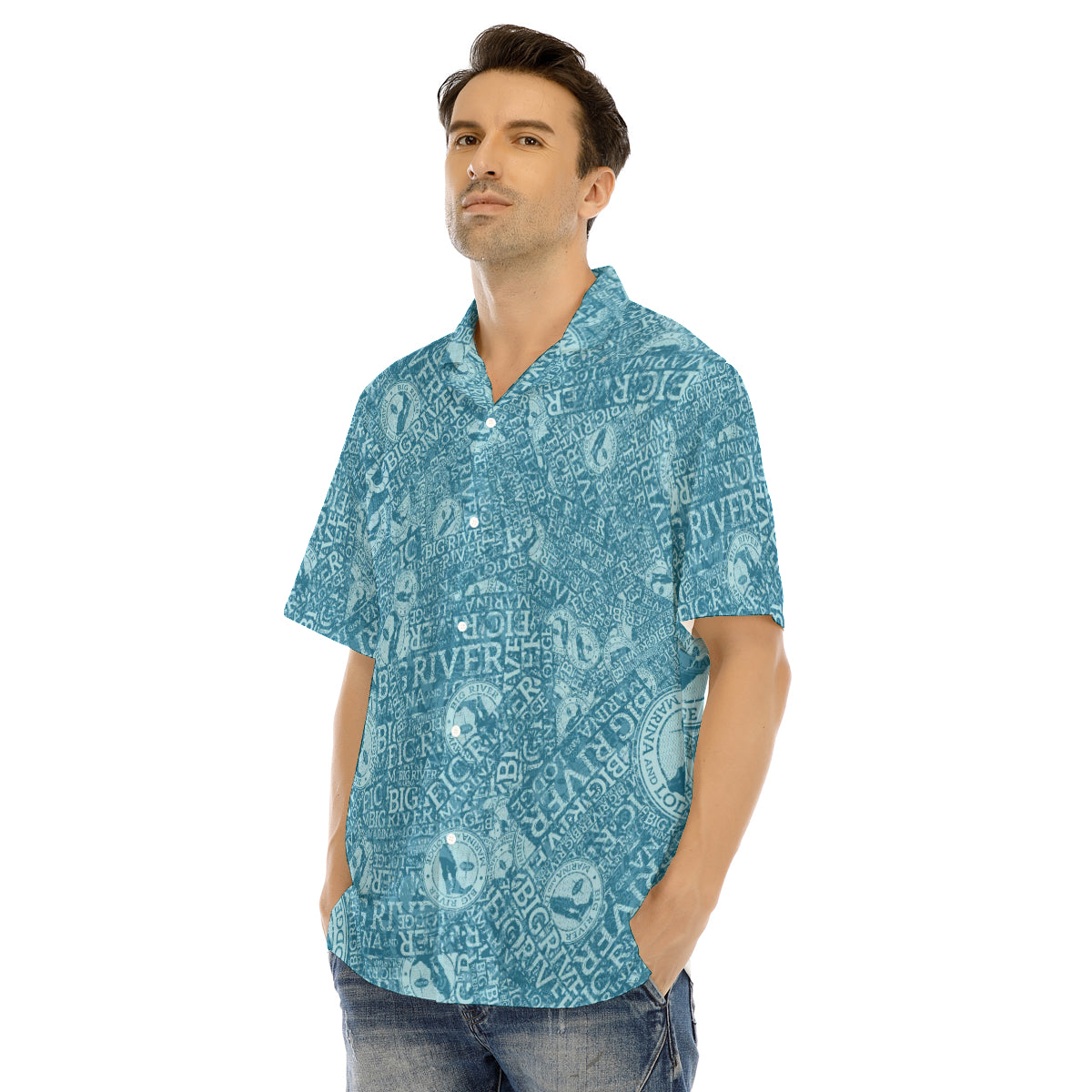 Big River Marina- Hawaiian Shirt
