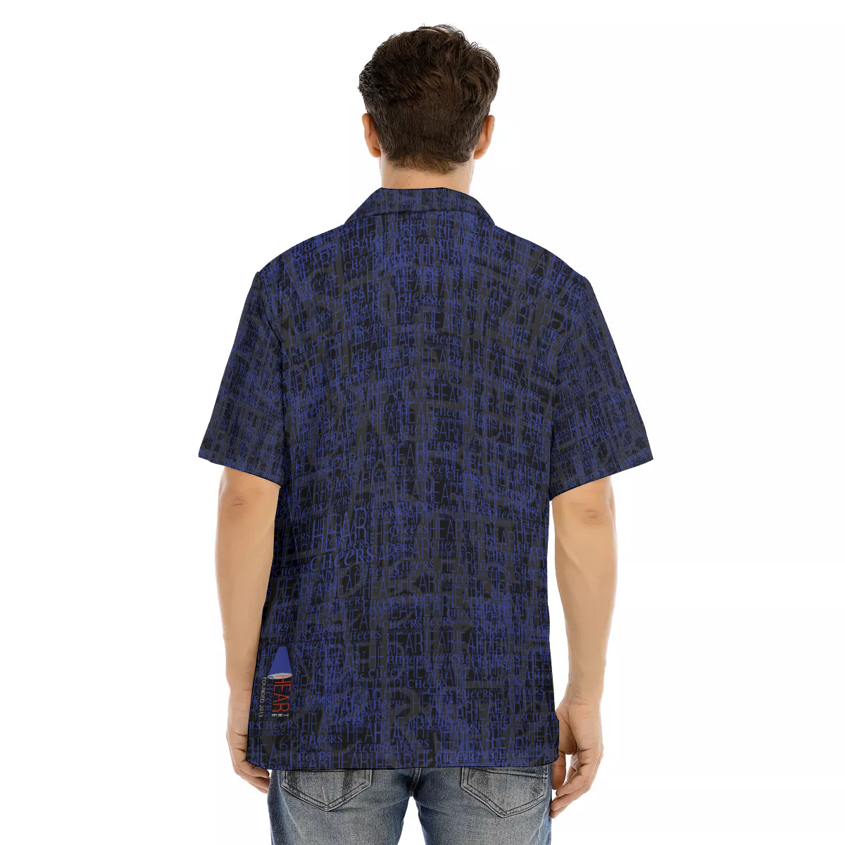 HTC-All over hawaiian button down