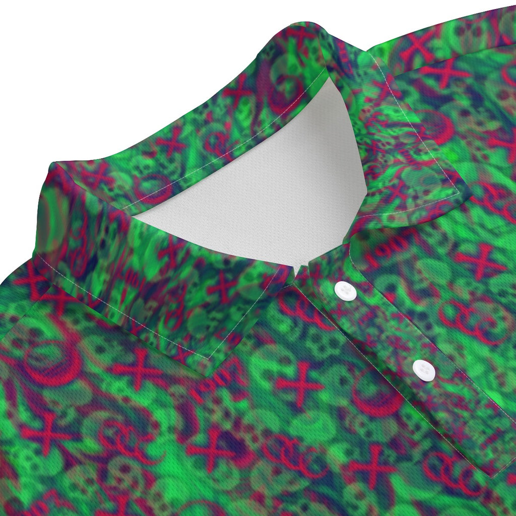 OCC Hallo-All-Over Print Men's Polo Shirt