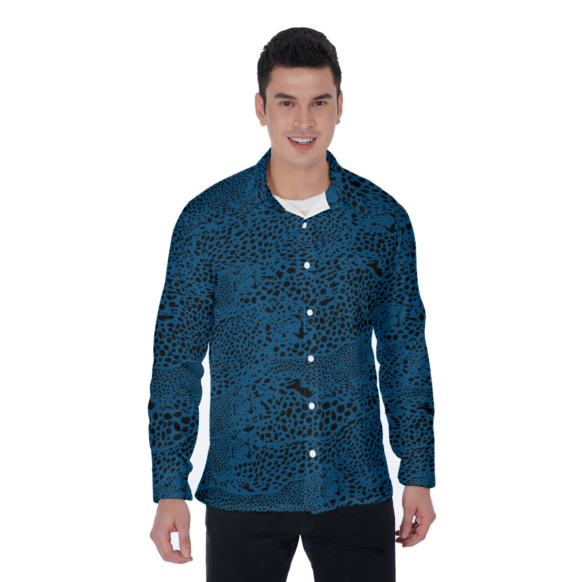 All-Over Print Men's Long Sleeve Shirt