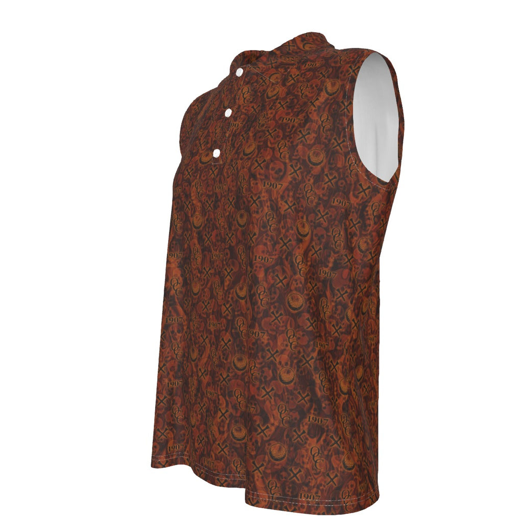 OCC Hallo-All-Over Print Women's Sleeveless POLO Shirt
