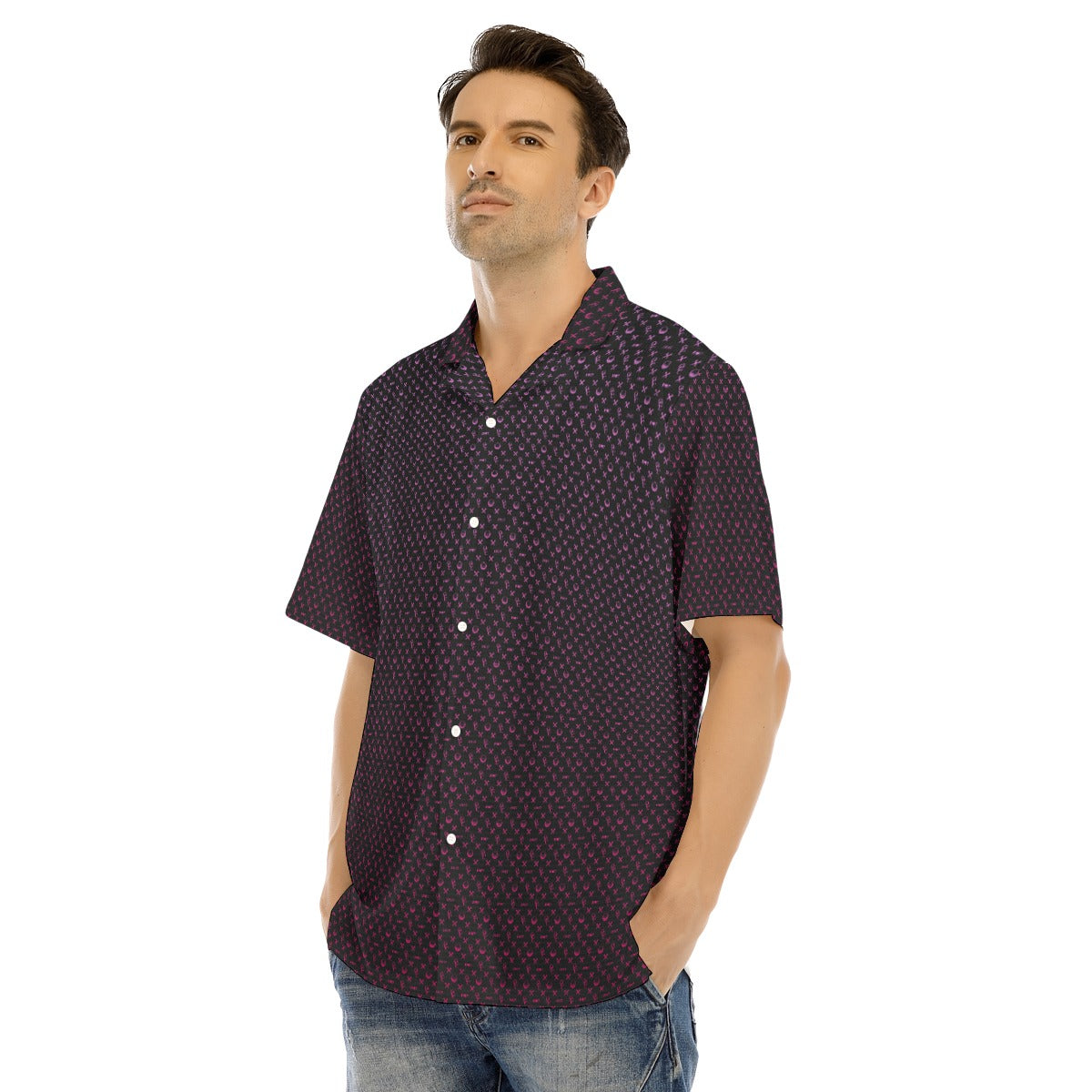 OCC V-Day-All-Over Print Men's Hawaiian Shirt