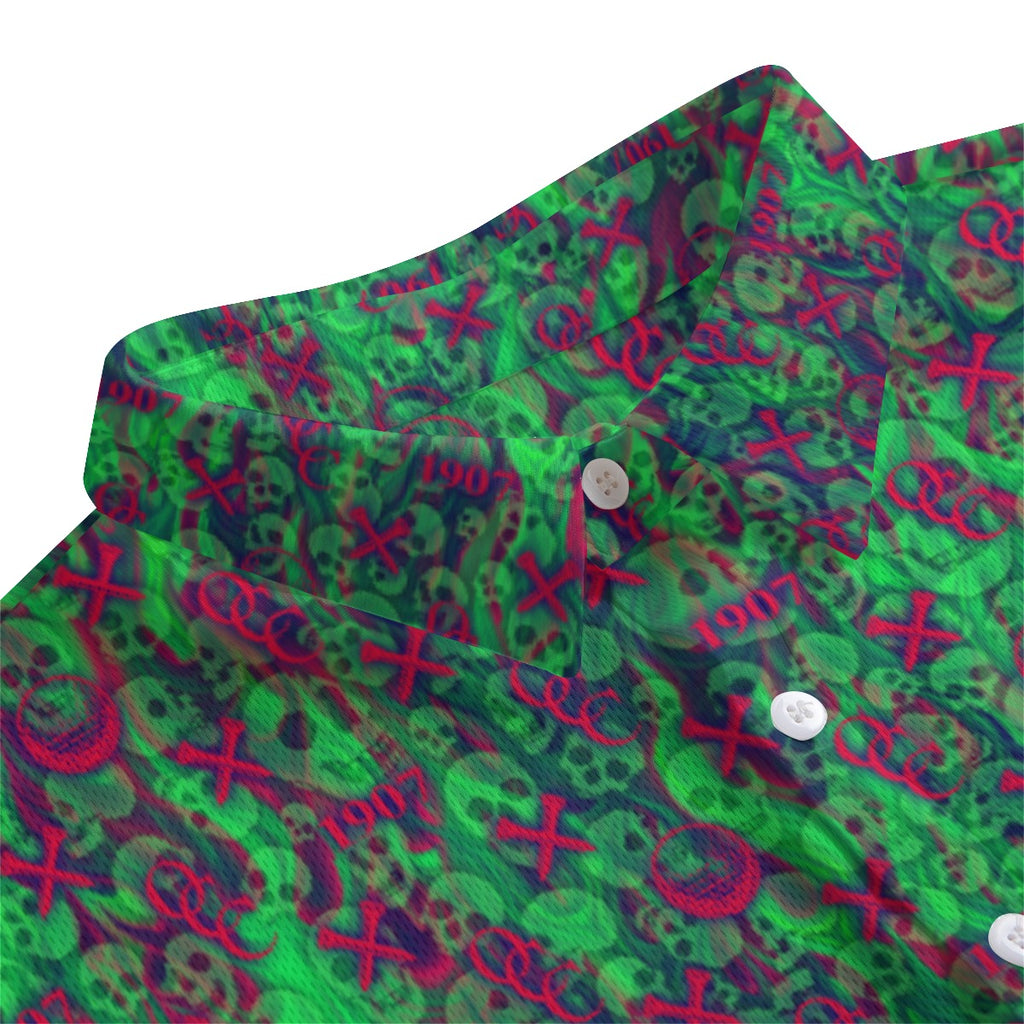 OCC Hallo-All-Over Print Men's Polo Shirt | Birdseye