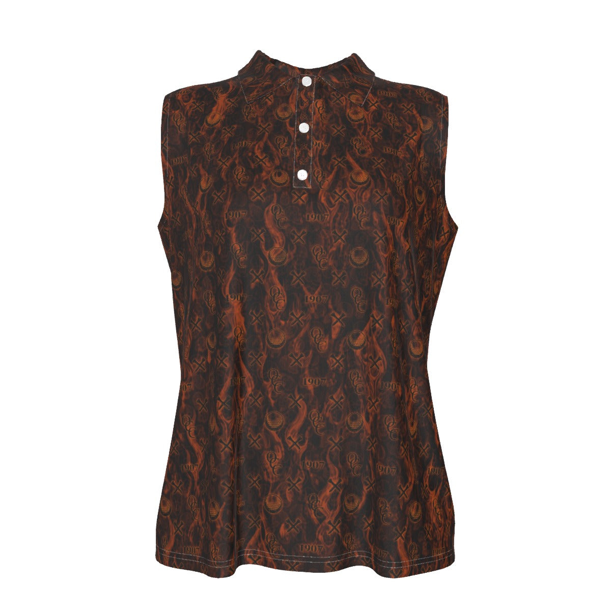 OCC Hallo-All-Over Print Women's Sleeveless POLO Shirt
