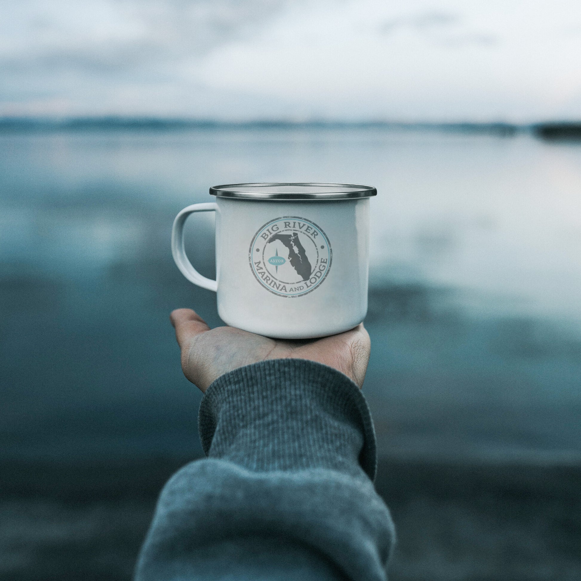 Big River Marina & Lodge-12oz Camping Mug