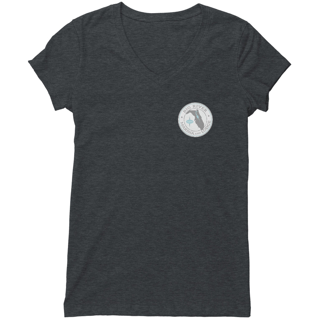 Big River Marina & Lodge-Womens V-Neck