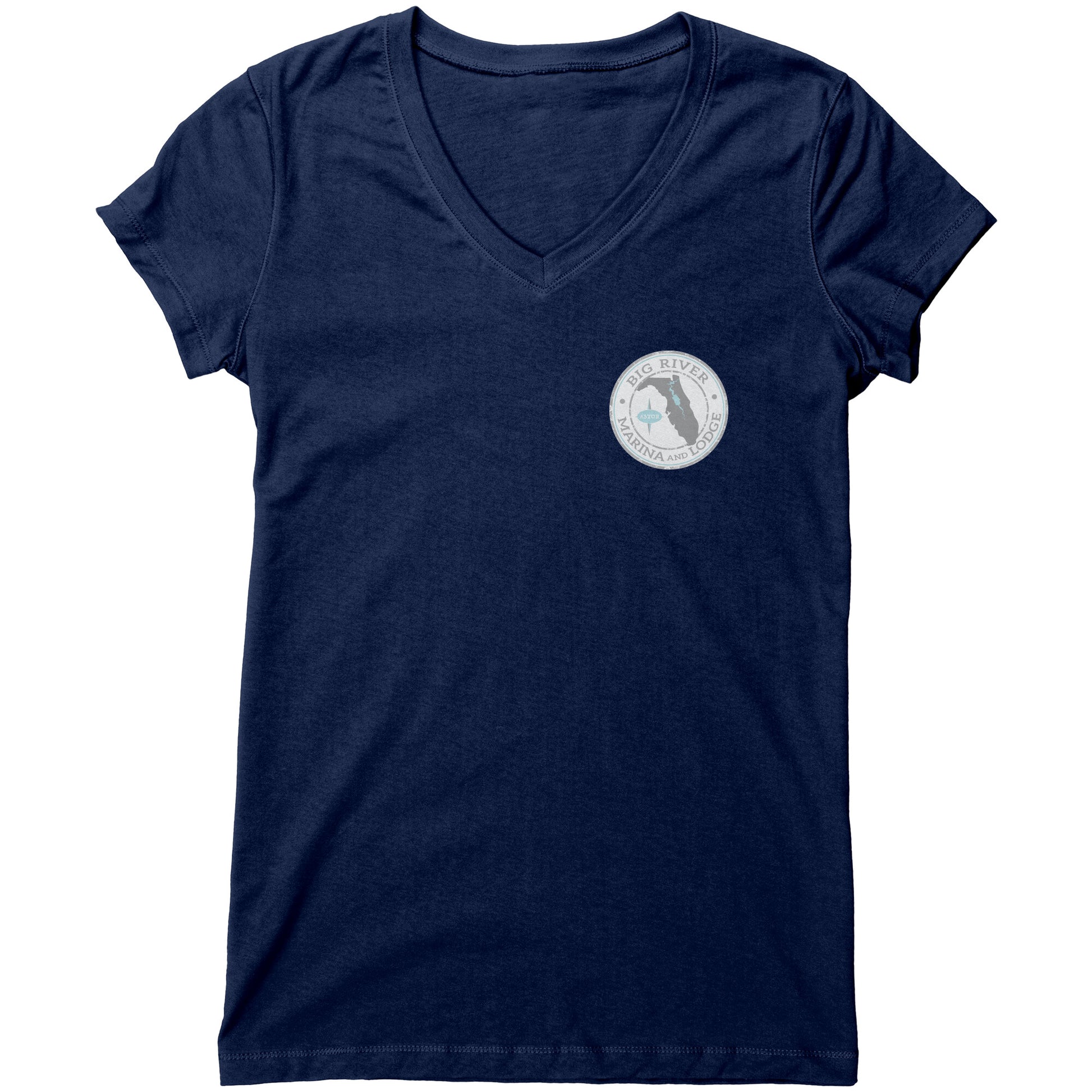 Big River Marina & Lodge-Womens V-Neck