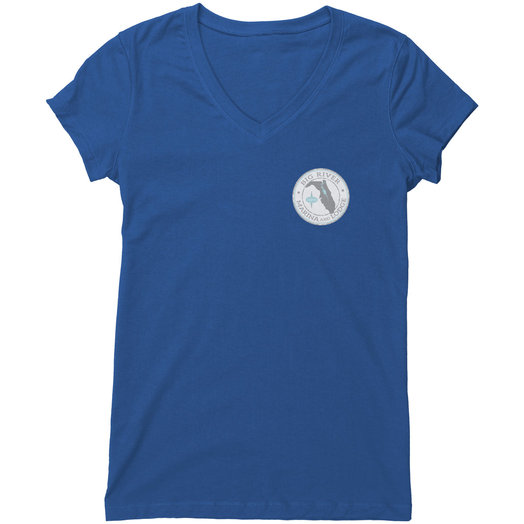 Big River Marina & Lodge-Womens V-Neck
