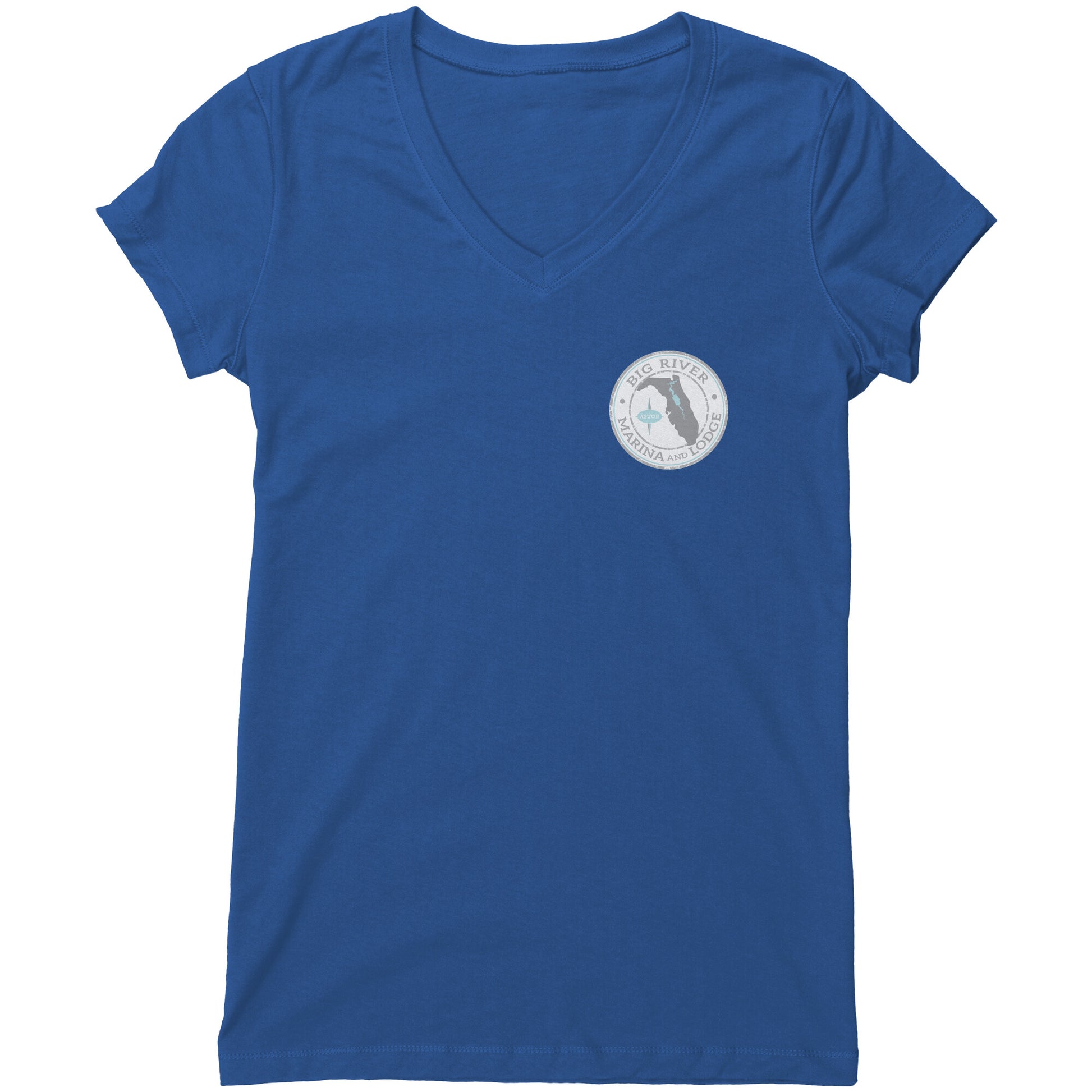 Big River Marina & Lodge-Womens V-Neck