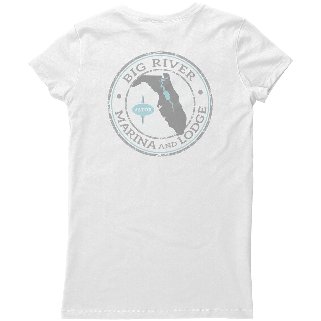 Big River Marina & Lodge-Womens V-Neck