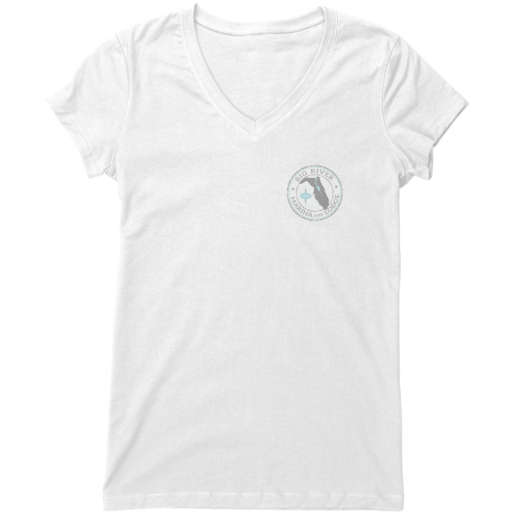 Big River Marina & Lodge-Womens V-Neck