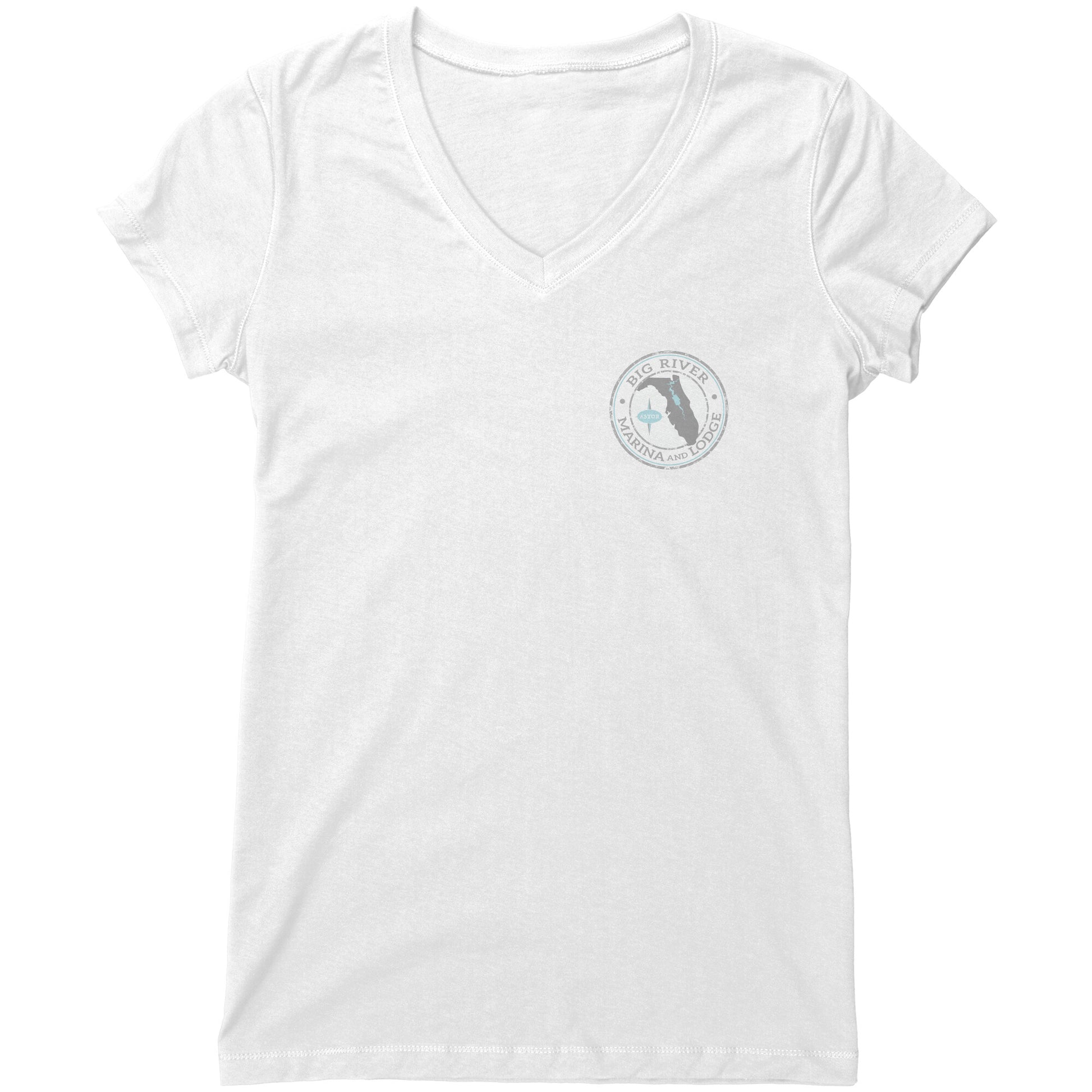 Big River Marina & Lodge-Womens V-Neck