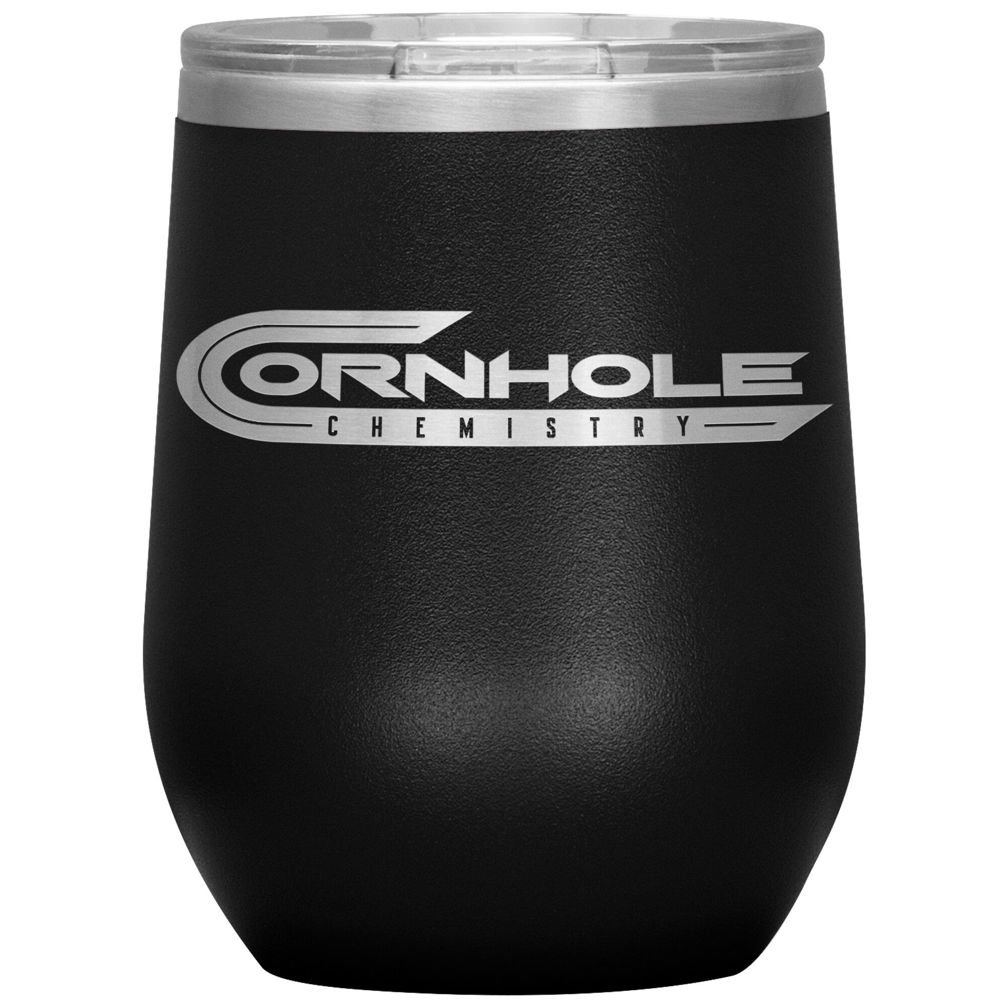 Cornhole Chemistry-12oz Wine Insulated Tumbler