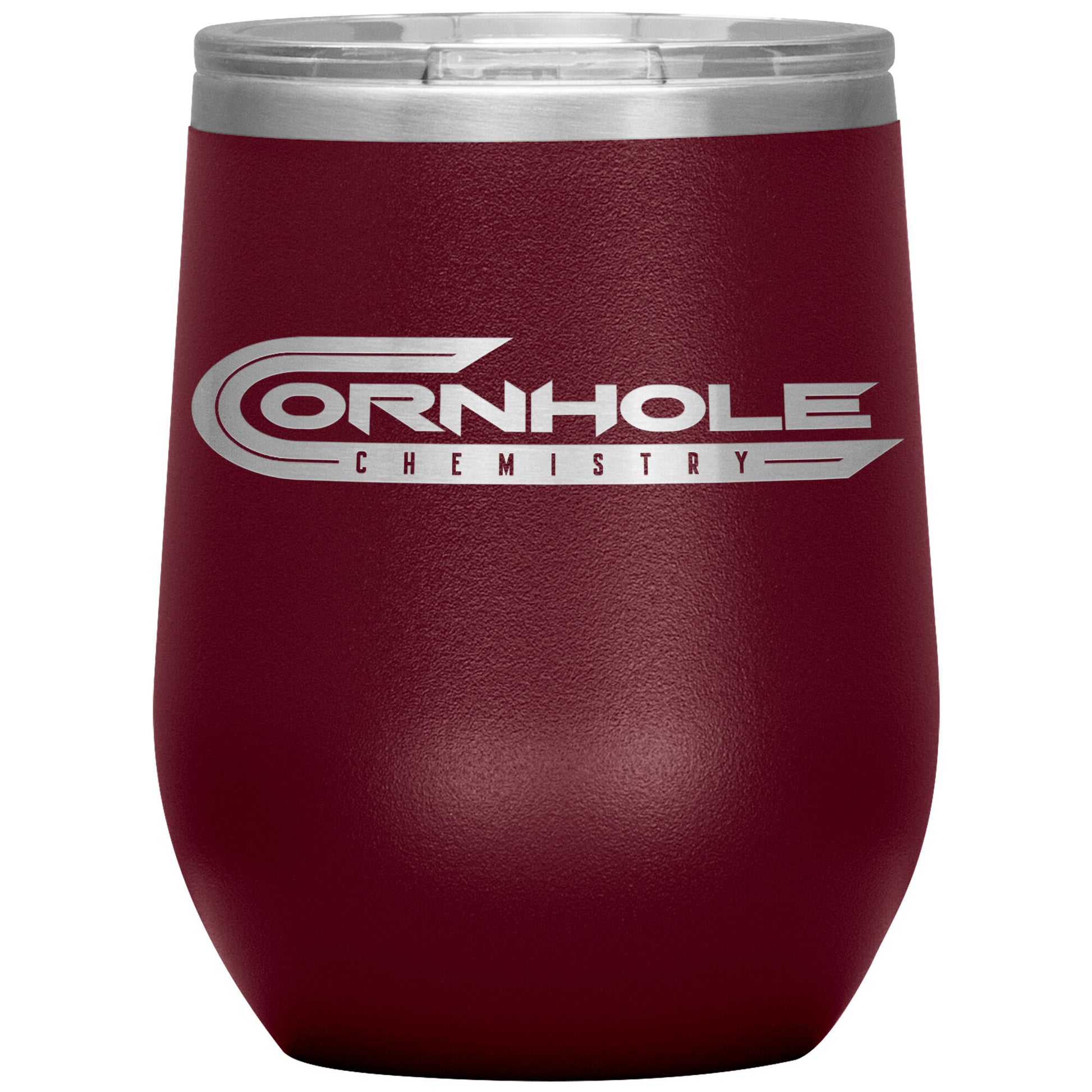 Cornhole Chemistry-12oz Wine Insulated Tumbler