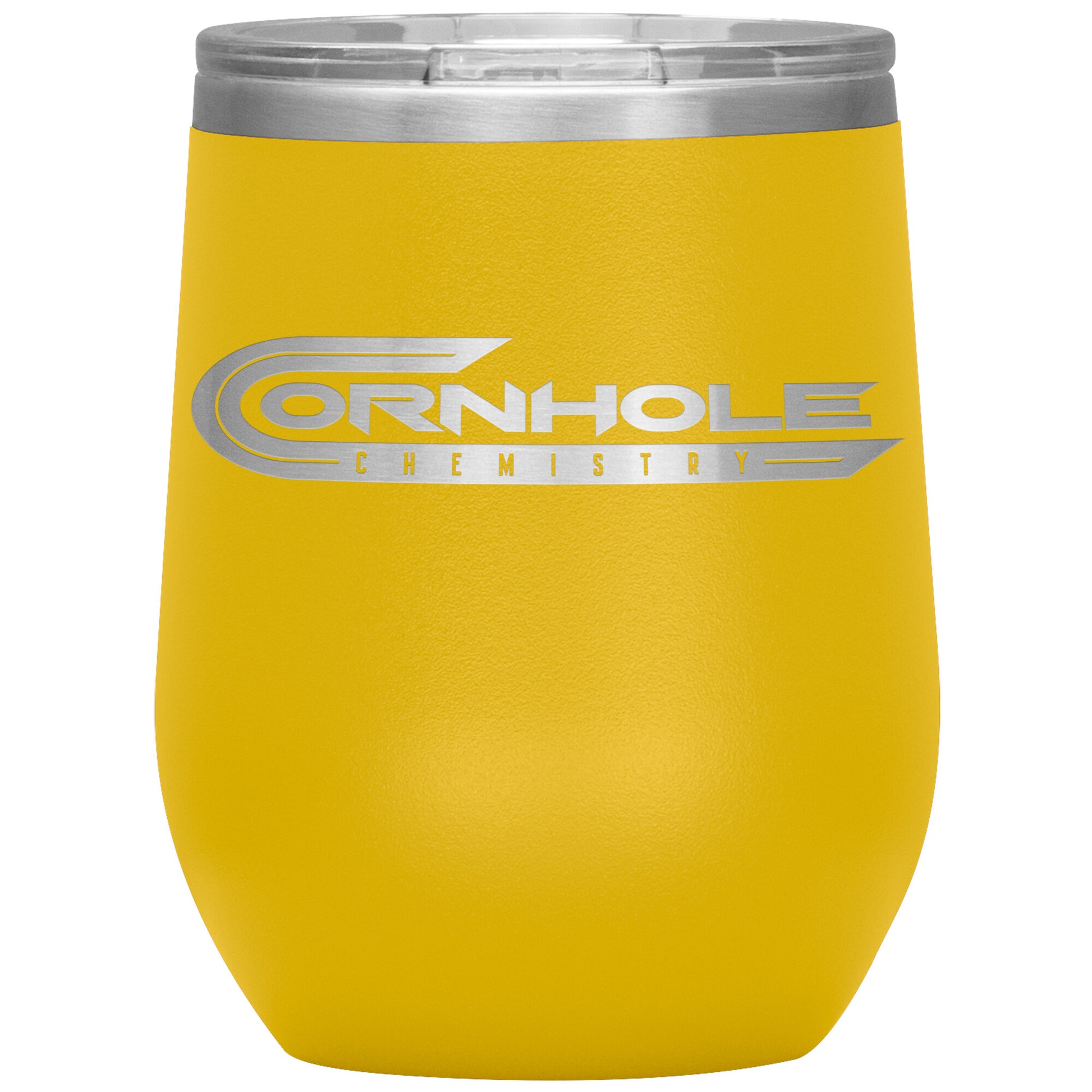 Cornhole Chemistry-12oz Wine Insulated Tumbler