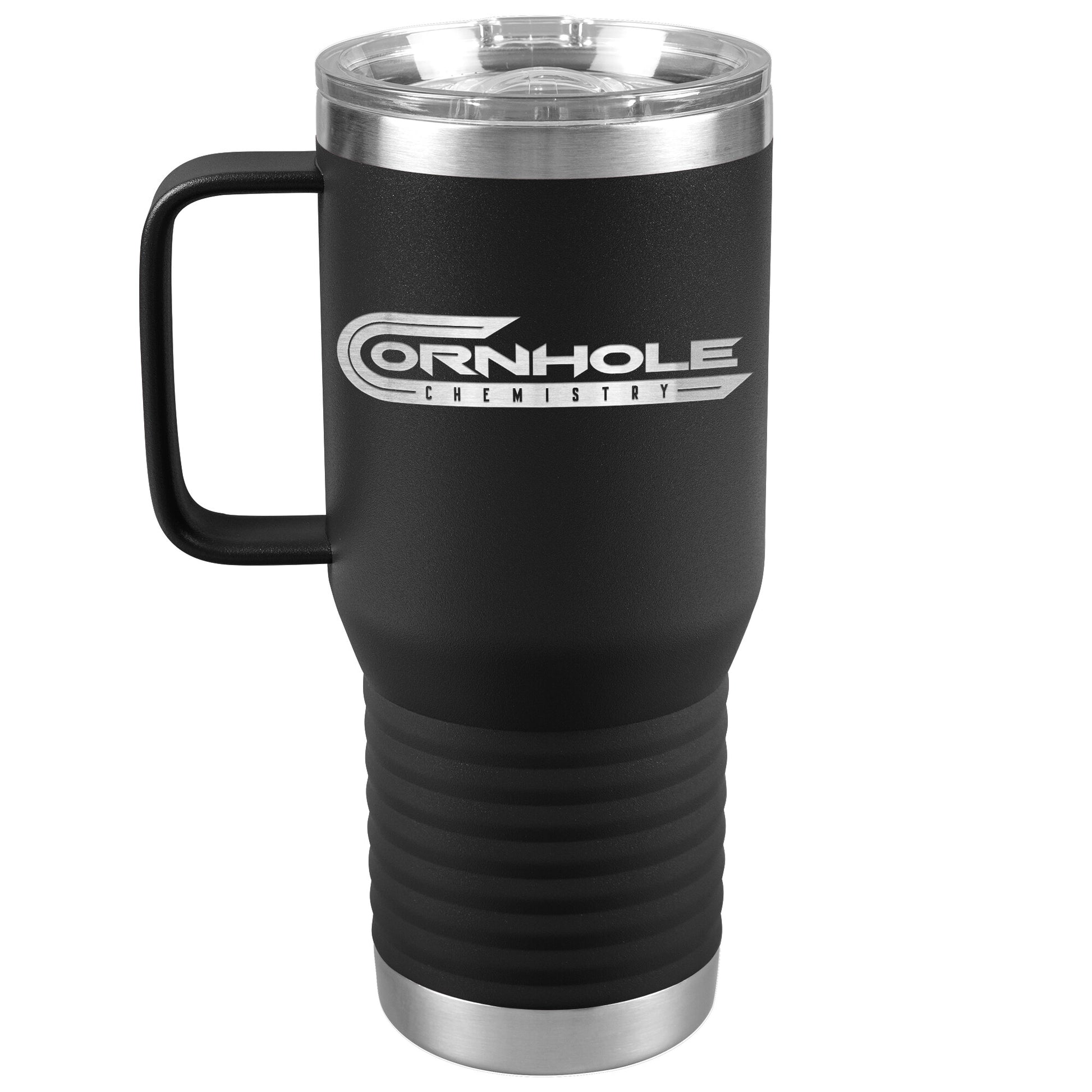 Cornhole Chemistry-20oz Travel Tumbler