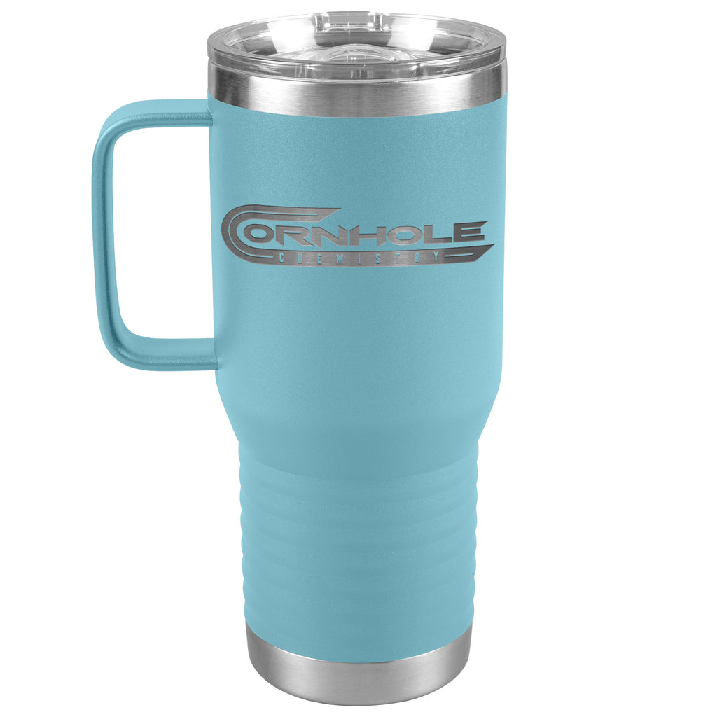 Cornhole Chemistry-20oz Travel Tumbler