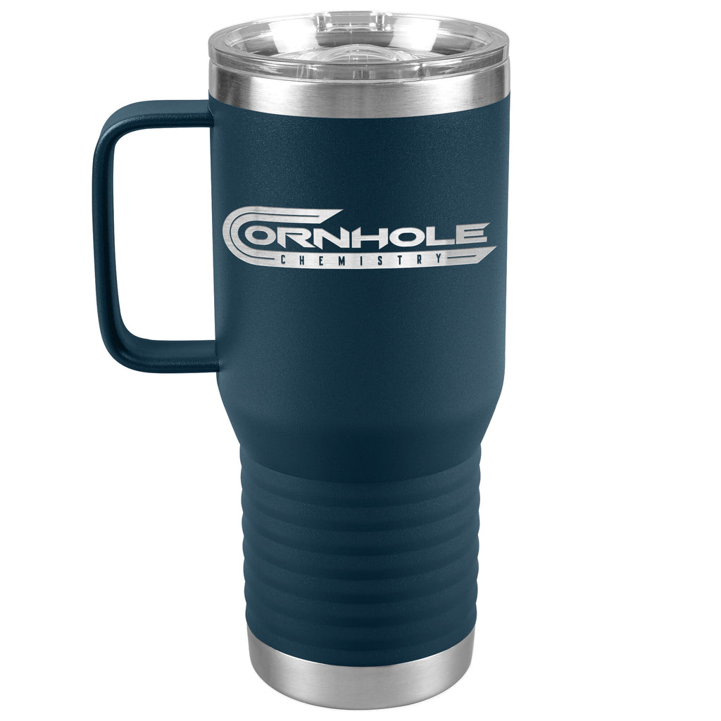 Cornhole Chemistry-20oz Travel Tumbler