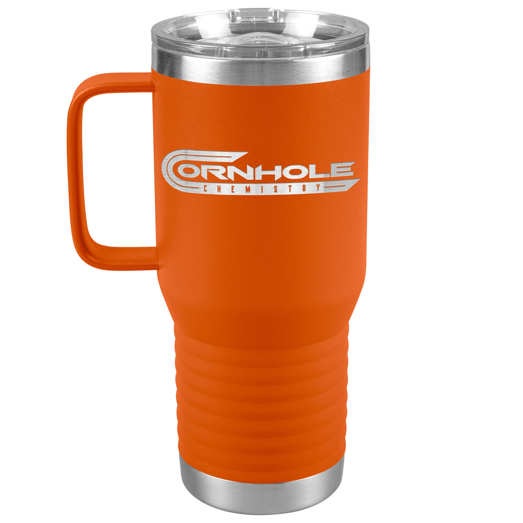 Cornhole Chemistry-20oz Travel Tumbler