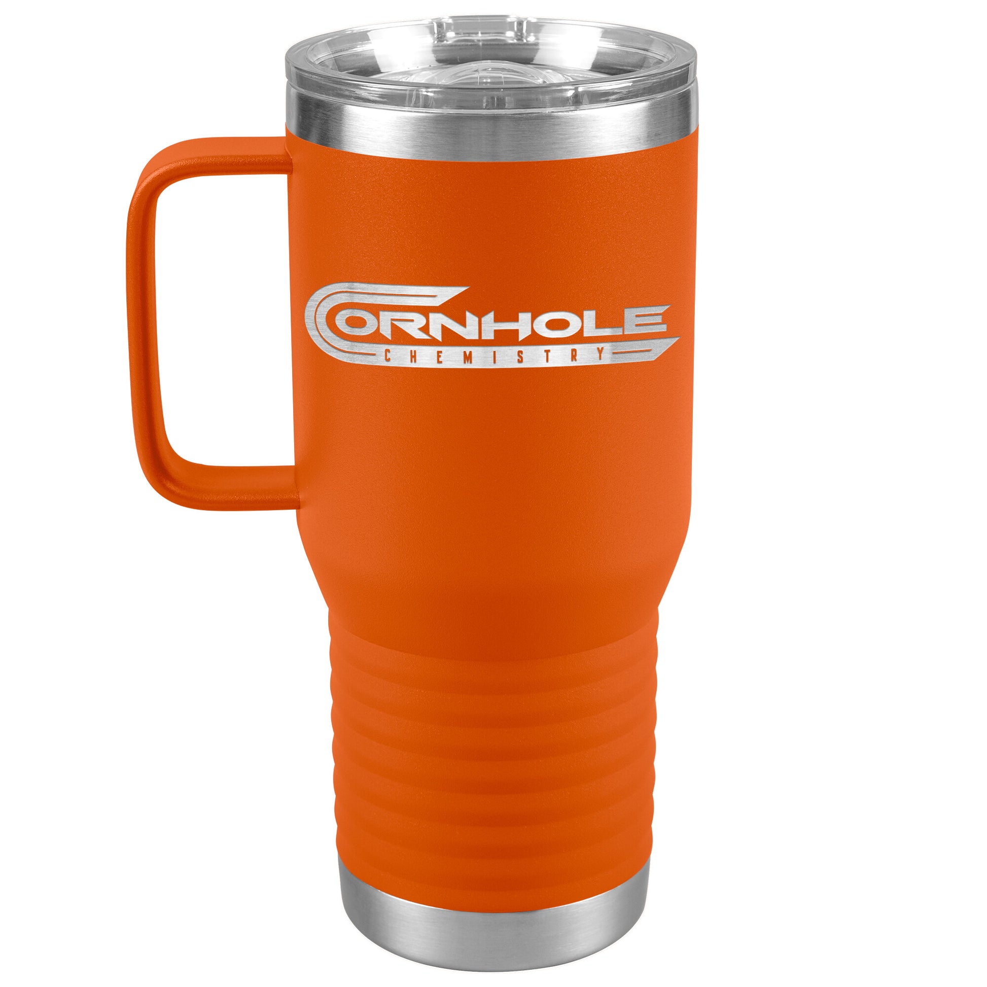 Cornhole Chemistry-20oz Travel Tumbler