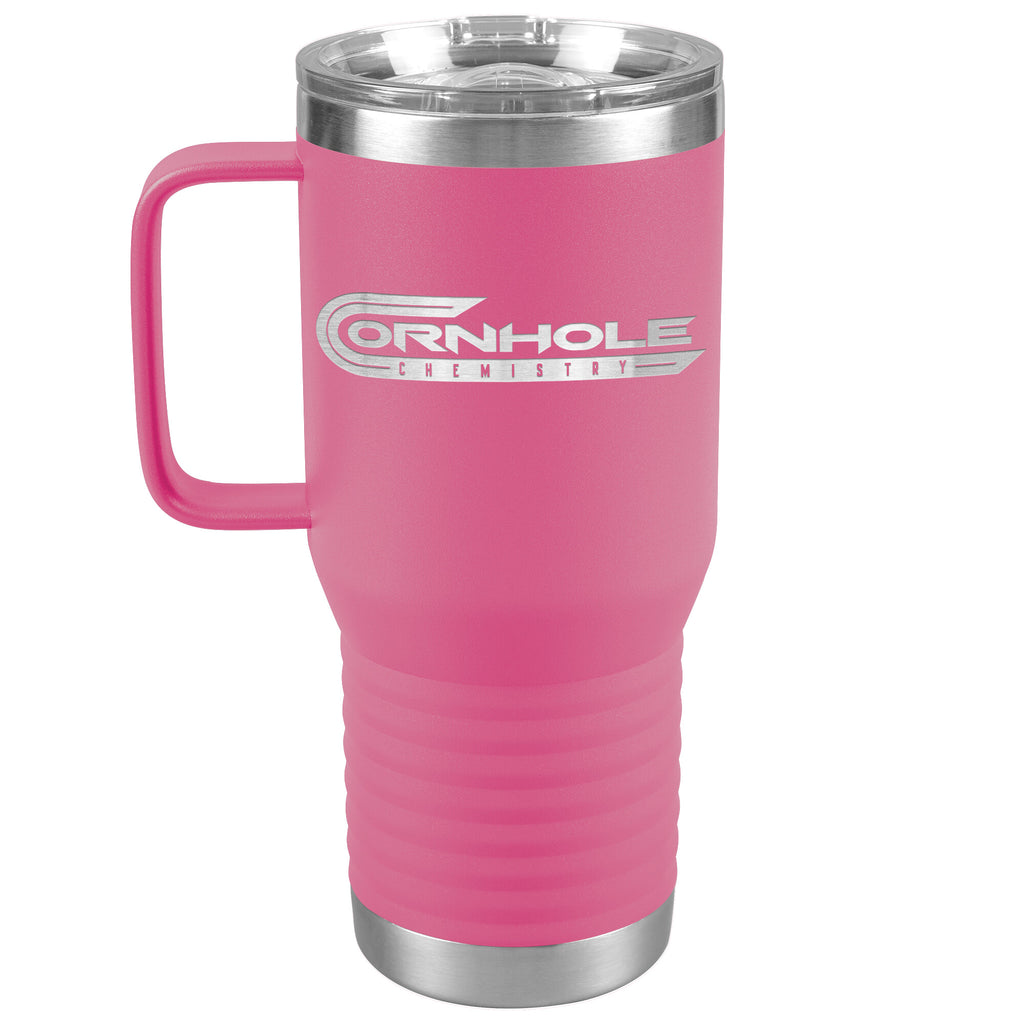 Cornhole Chemistry-20oz Travel Tumbler