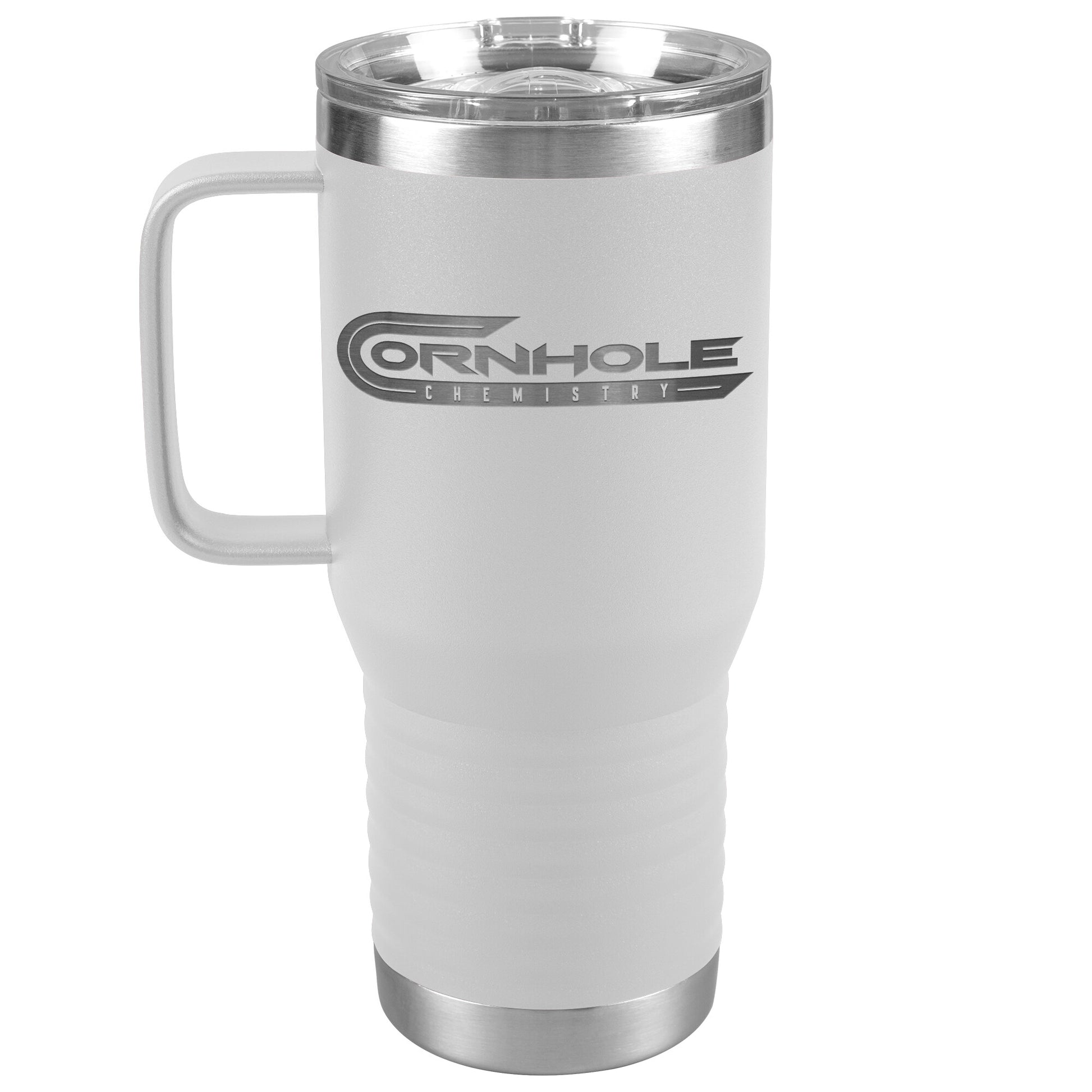 Cornhole Chemistry-20oz Travel Tumbler