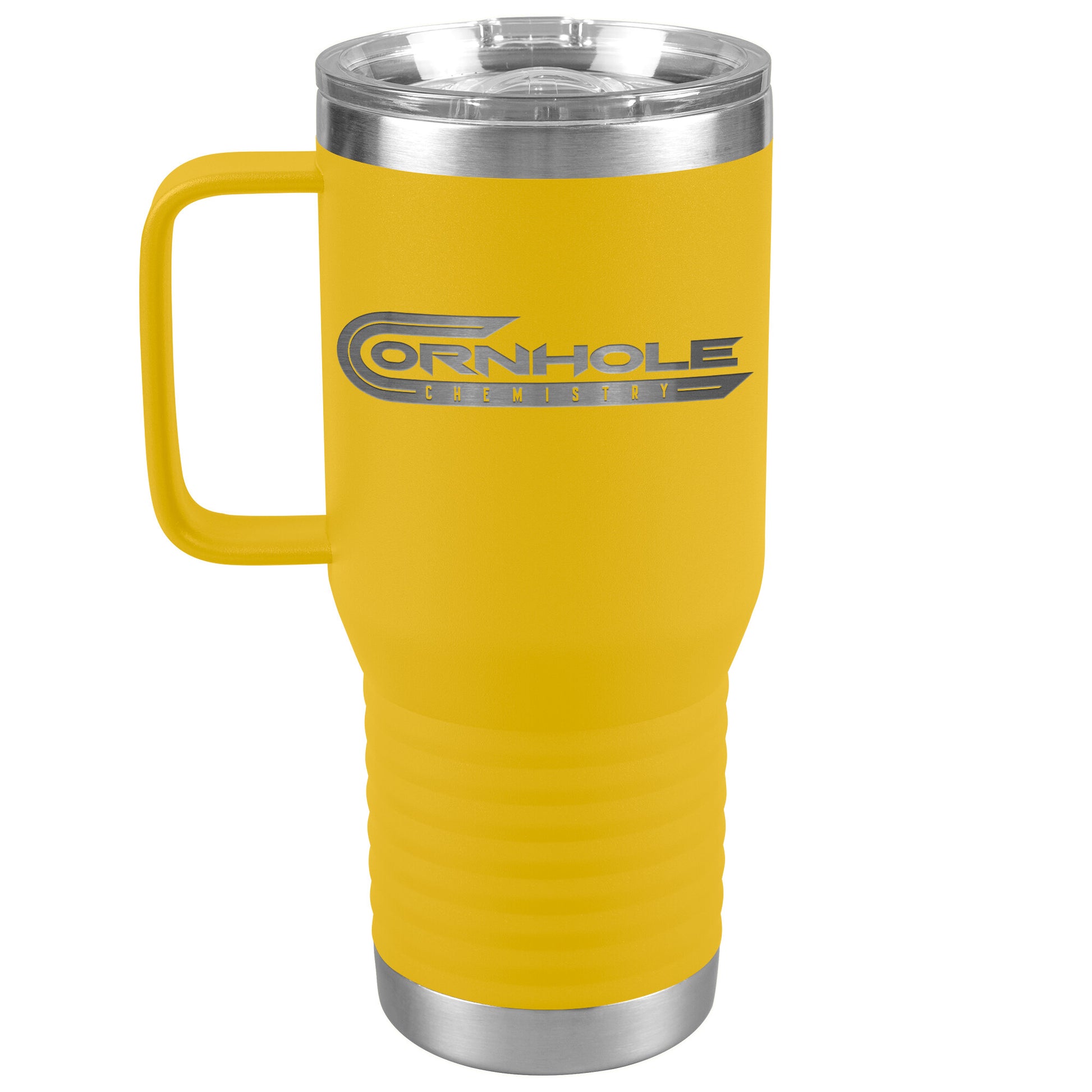 Cornhole Chemistry-20oz Travel Tumbler