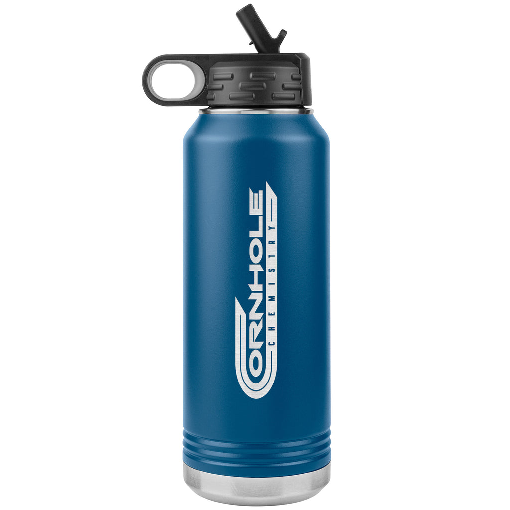 Cornhole Chemistry-32oz Water Bottle Insulated
