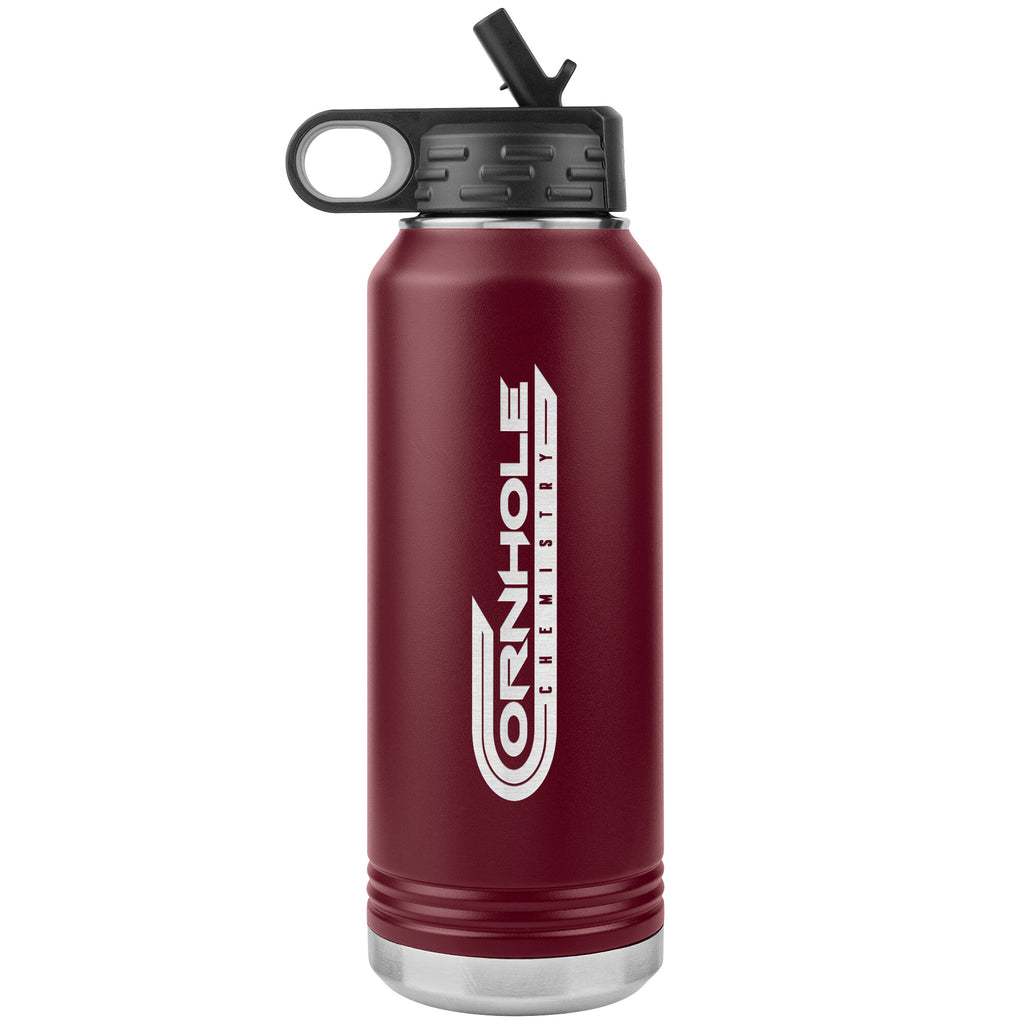 Cornhole Chemistry-32oz Water Bottle Insulated