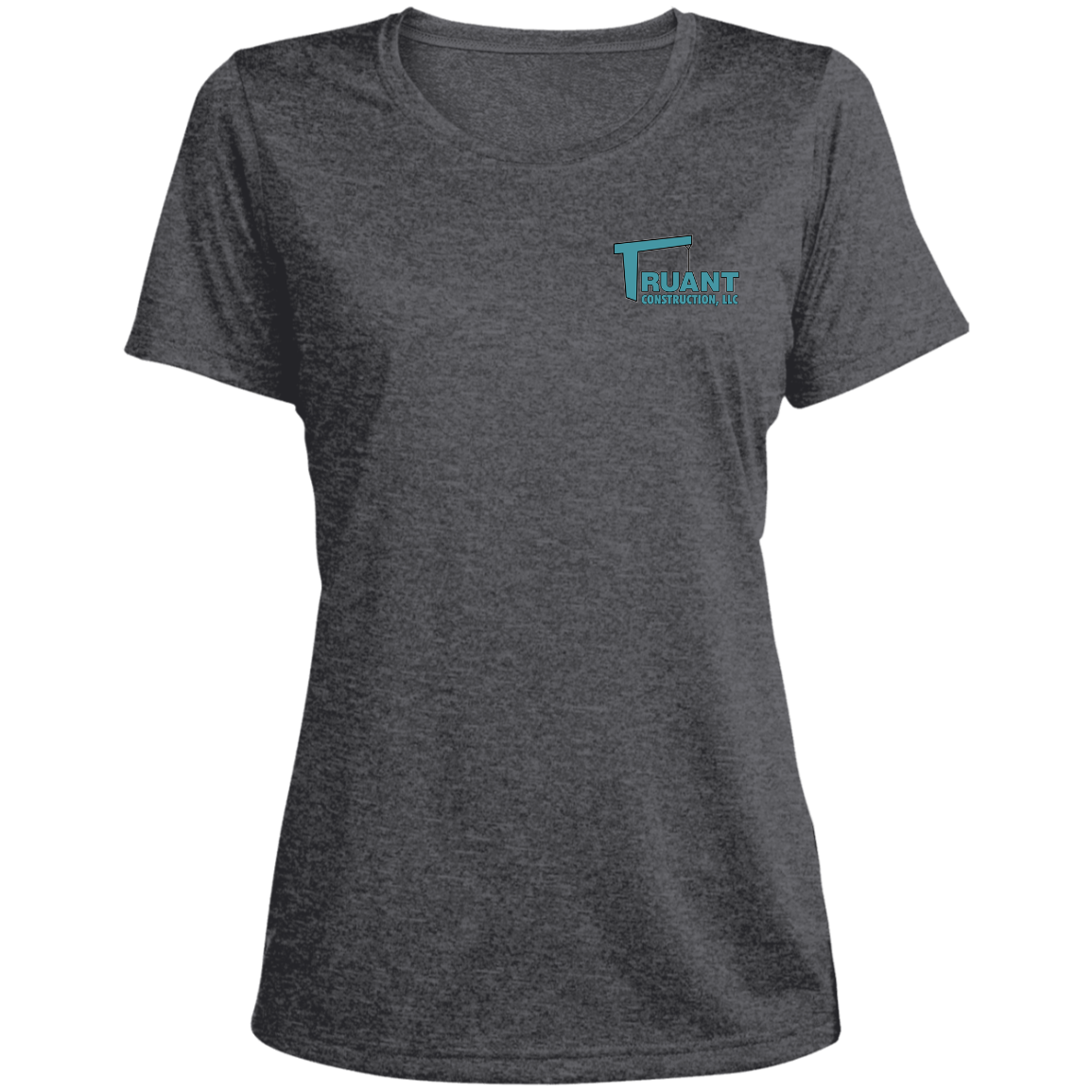 LST360 Ladies' Heather Scoop Neck Performance Tee