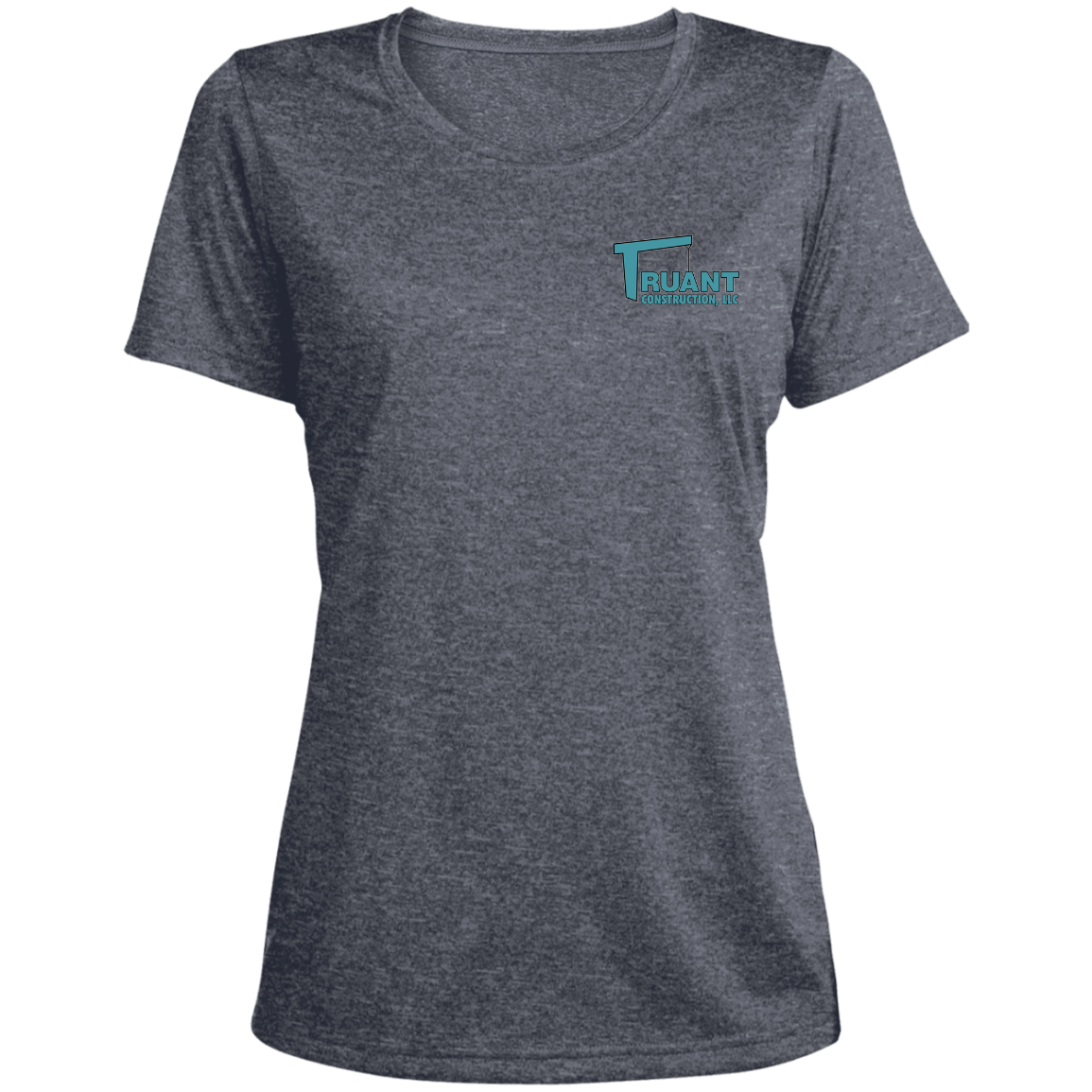 LST360 Ladies' Heather Scoop Neck Performance Tee