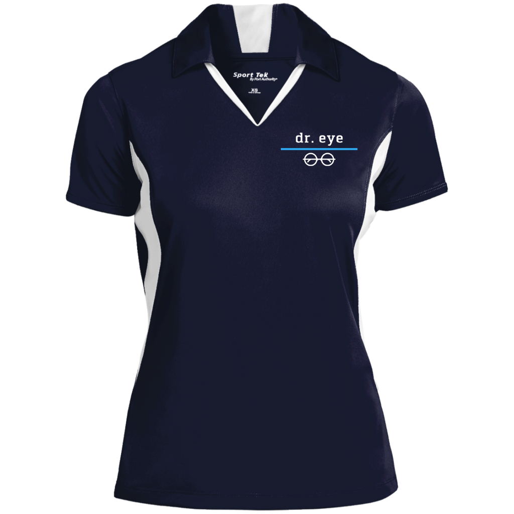 Dr. Eye-Ladies' Colorblock Performance Polo