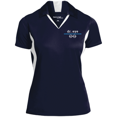 Dr. Eye-Ladies' Colorblock Performance Polo