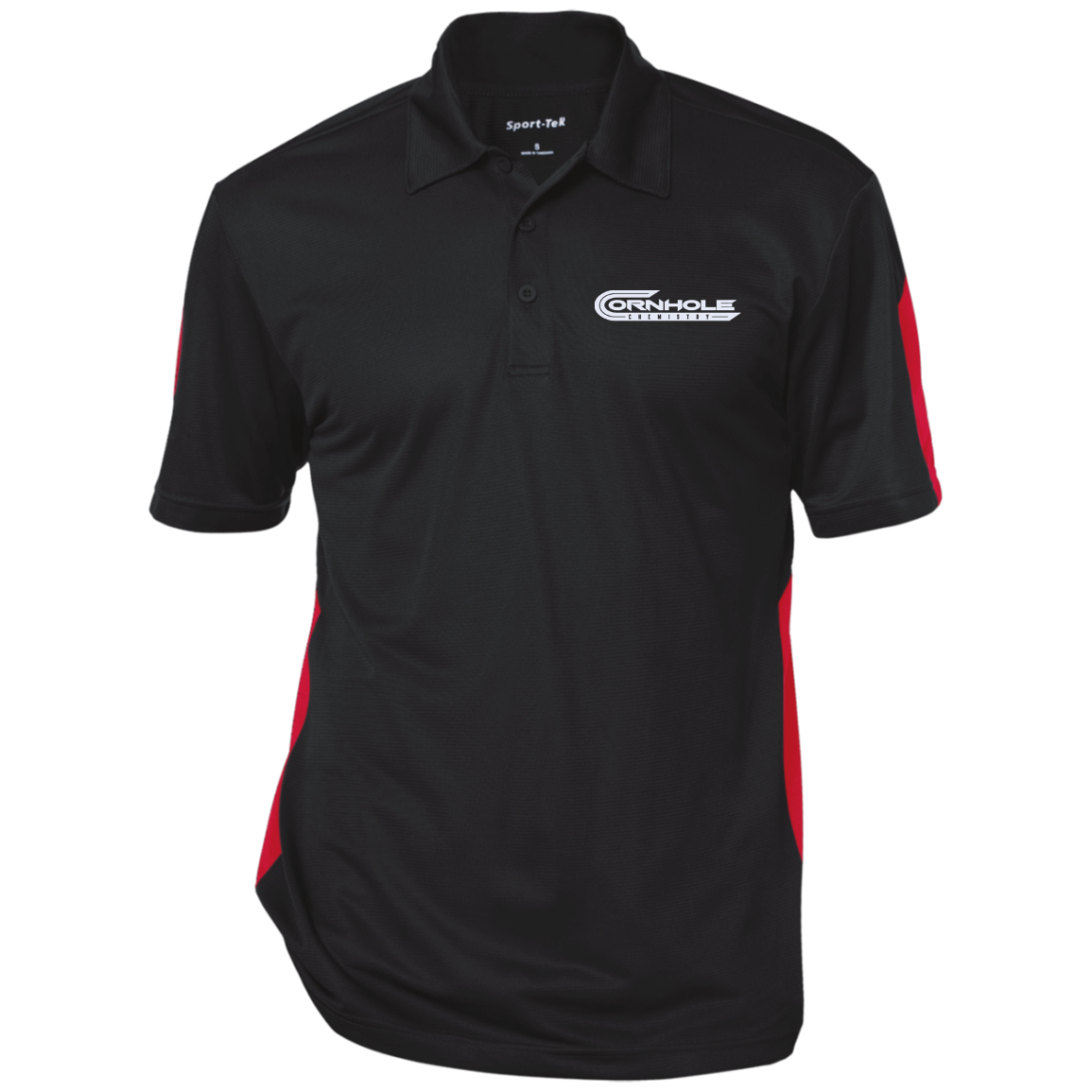 Cornhole Chemistry-Performance Textured Polo